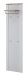 Garderobenpaneel >Dijon< in Ashgrey Dekor, MDF, Spannplatte - 48x188x30 (BxHxT)