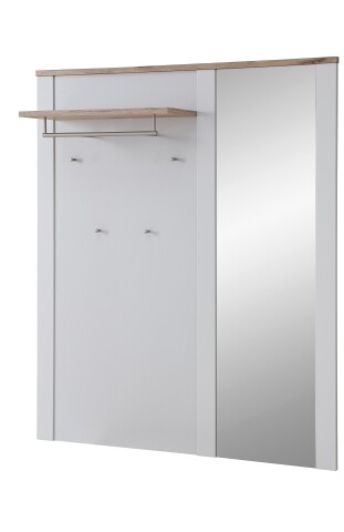 Garderobenspiegel >Dijon< in Ashgrey Dekor - 130x154x30 (BxHxT)