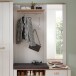 Garderobenspiegel >Dijon< in Ashgrey Dekor - 130x154x30 (BxHxT)