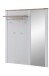 Garderobenspiegel >Dijon< in Ashgrey Dekor - 130x154x30 (BxHxT)