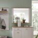 Garderobenspiegel >Dijon< in Ashgrey Dekor, MDF, Spannplatte - 98x80x17 (BxHxT)