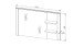 Garderobenspiegel >Dijon< in Ashgrey Dekor, MDF, Spannplatte - 130x80x17 (BxHxT)
