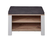 Schuhbank >Dijon< in Ashgrey Dekor, MDF,...