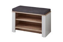 Schuhbank >Dijon< in Ashgrey Dekor, MDF,...