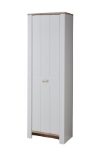 Garderoben-Set >Dijon< in Ashgrey Dekor, MDF, Spannplatte - 274x201x38cm (BxHxT)