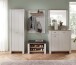 Garderoben-Set >Dijon< in Ashgrey Dekor, MDF, Spannplatte - 274x201x38cm (BxHxT)