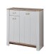 Garderoben-Set >Dijon< in Ashgrey Dekor, MDF, Spannplatte - 274x201x38cm (BxHxT)