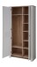 Garderoben-Set >Dijon< in Ashgrey Dekor, MDF, Spannplatte - 228x201x38cm (BxHxT)