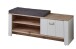 Garderoben-Set >Dijon< in Ashgrey Dekor, MDF, Spannplatte - 228x201x38cm (BxHxT)
