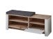 Garderoben-Set >Dijon< in Ashgrey Dekor, MDF, Spannplatte - 228x201x38cm (BxHxT)