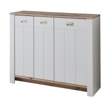 Garderoben-Set >Dijon< in Ashgrey Dekor, MDF, Spannplatte - 193x201x38cm (BxHxT)
