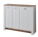 Garderoben-Set >Dijon< in Ashgrey Dekor, MDF, Spannplatte - 193x201x38cm (BxHxT)
