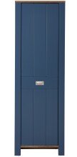 Garderobenschrank >Dijon< in Parasian Blue Dekor -...