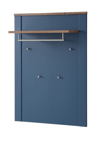 Garderobenpaneel >Dijon< in Parasian Blue Dekor - 81x115x30 (BxHxT)
