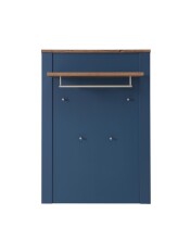 Garderobenpaneel >Dijon< in Parasian Blue Dekor - 81x115x30 (BxHxT)