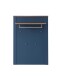 Garderobenpaneel >Dijon< in Parasian Blue Dekor - 81x115x30 (BxHxT)