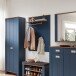 Garderobenpaneel >Dijon< in Parasian Blue Dekor - 81x115x30 (BxHxT)