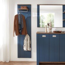 Garderobenpaneel >Dijon< in Parasian Blue Dekor - 48x188x30 (BxHxT)