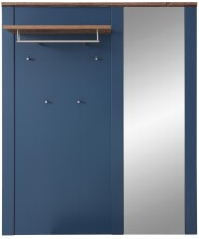 Garderobenspiegel >Dijon< in Parasian Blue Dekor - 130x154x30 (BxHxT)