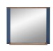 Garderobenspiegel >Dijon< in Parasian Blue Dekor - 98x80x17 (BxHxT)