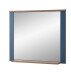 Garderobenspiegel >Dijon< in Parasian Blue Dekor - 98x80x17 (BxHxT)