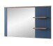 Garderobenspiegel >Dijon< in Parasian Blue Dekor - 130x80x17 (BxHxT)