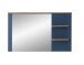 Garderobenspiegel >Dijon< in Parasian Blue Dekor - 130x80x17 (BxHxT)