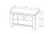 Schuhbank >Dijon< in Parasian Blue Dekor, MDF, Spannplatte - 81x52x38cm (BxHxT)