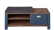 Schuhbank >Dijon< in Parasian Blue Dekor, MDF,...