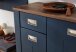 Garderoben-Set >Dijon< in Parasian Blue Dekor - 274x201x38 (BxHxT)