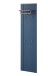 Garderoben-Set >Dijon< in Parasian Blue Dekor - 193x201x38 (BxHxT)