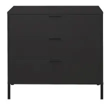 Kommode >Bonnie< in anthrazit matt lack -...