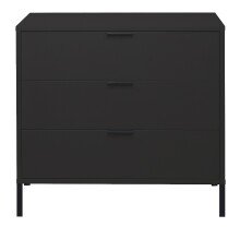 Kommode >Bonnie< in anthrazit matt lack -...
