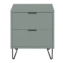 Nachtkommode >Bonnie< in pine green matt lack -...