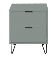 Nachtkommode >Bonnie< in pine green matt lack -...