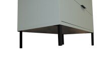 Nachtkommode >Bonnie< in pine green matt lack - 51x60x45cm (BxHxT)