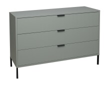 Schubkastenkommode >Bonnie< in pine green matt lack - 119x80x45cm (BxHxT)
