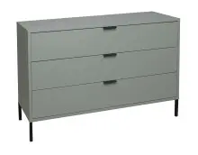 Schubkastenkommode >Bonnie< in pine green matt lack...