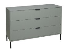 Schubkastenkommode >Bonnie< in pine green matt lack - 119x80x45cm (BxHxT)