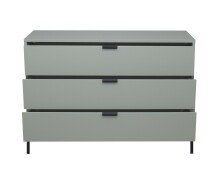 Schubkastenkommode >Bonnie< in pine green matt lack - 119x80x45cm (BxHxT)