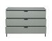 Schubkastenkommode >Bonnie< in pine green matt lack - 119x80x45cm (BxHxT)