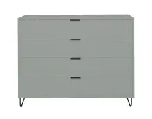 Schubkastenkommode >Bonnie< in pine green matt lack...