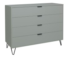 Schubkastenkommode >Bonnie< in pine green matt lack - 119x101x45cm (BxHxT)