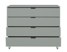 Schubkastenkommode >Bonnie< in pine green matt lack - 119x101x45cm (BxHxT)
