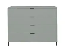 Schubkastenkommode >Bonnie< in pine green matt lack...