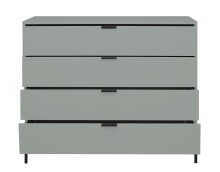 Schubkastenkommode >Bonnie< in pine green matt lack - 119x101x45cm (BxHxT)