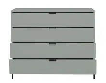 Schubkastenkommode >Bonnie< in pine green matt lack...