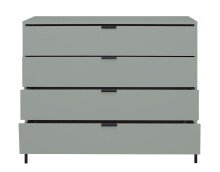 Schubkastenkommode >Bonnie< in pine green matt lack...