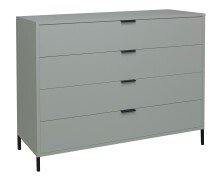 Schubkastenkommode >Bonnie< in pine green matt lack - 119x101x45cm (BxHxT)