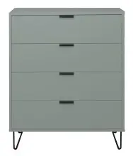 Kommode >Bonnie< in pine green matt lack -...